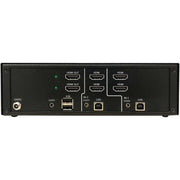 Tripp Lite by Eaton Secure KVM Switch, 2-Port, Dual Head, HDMI to HDMI, 4K, NIAP PP4.0, Audio, TAA - B002-H2A2-N4