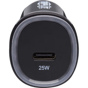 Tripp Lite by Eaton USB Car Charger - 25W PD Charging, USB-C, Black - U280-C01-25-1B