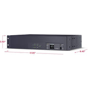 CyberPower Metered ATS PDU PDU24007 19-Outlets PDU - PDU24007