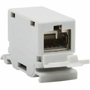 Tripp Lite by Eaton Cat6a Shielded In-Line DIN-Rail Mountable Snap-In Coupler (RJ45 F/F), TAA - N235-D01-SH-6A