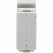 Tripp Lite by Eaton Cat6a Shielded In-Line DIN-Rail Mountable Snap-In Coupler (RJ45 F/F), TAA - N235-D01-SH-6A