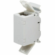 Tripp Lite by Eaton Cat6a Shielded In-Line DIN-Rail Mountable Snap-In Coupler (RJ45 F/F), TAA - N235-D01-SH-6A