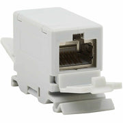 Tripp Lite by Eaton Cat6a Shielded In-Line DIN-Rail Mountable Snap-In Coupler (RJ45 F/F), TAA - N235-D01-SH-6A