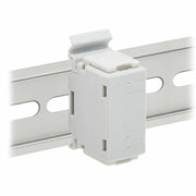 Tripp Lite by Eaton Cat6a Shielded In-Line DIN-Rail Mountable Snap-In Coupler (RJ45 F/F), TAA - N235-D01-SH-6A