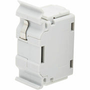 Tripp Lite by Eaton Cat6a Shielded In-Line DIN-Rail Mountable Snap-In Coupler (RJ45 F/F), TAA - N235-D01-SH-6A