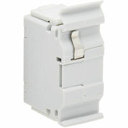 Tripp Lite by Eaton Cat6a Shielded In-Line DIN-Rail Mountable Snap-In Coupler (RJ45 F/F), TAA - N235-D01-SH-6A