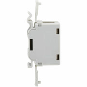 Tripp Lite by Eaton Cat6a Shielded In-Line DIN-Rail Mountable Snap-In Coupler (RJ45 F/F), TAA - N235-D01-SH-6A