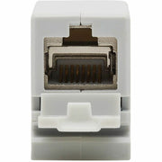 Tripp Lite by Eaton Cat6a Shielded In-Line DIN-Rail Mountable Snap-In Coupler (RJ45 F/F), TAA - N235-D01-SH-6A