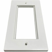 Tripp Lite by Eaton Double-Gang UK-Style Gang Frame for Insert Modules, White - N042U-WF2-2