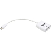 Tripp Lite by Eaton USB-C to HDMI Adapter (M/F) - 8K, HDR, 4:4:4, HDCP 2.3, White - U444-06N-HD8KW