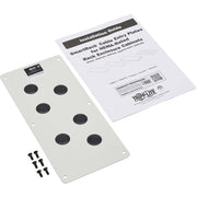 Tripp Lite by Eaton SmartRack Cable Gland Plate for NEMA-Rated Enclosure Cabinets, 6 Ports (0.5 in.) - SRGP1KO