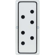 Tripp Lite by Eaton SmartRack Cable Gland Plate for NEMA-Rated Enclosure Cabinets, 6 Ports (0.5 in.) - SRGP1KO