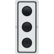 Tripp Lite by Eaton SmartRack Cable Gland Plate for NEMA-Rated Enclosure Cabinets, 3 Ports (2 in.) - SRGP2KO