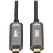 Tripp Lite by Eaton USB 3.2 Gen 2 Fiber Active Optical Cable, M/M, 15 m (49 ft.) - U420F-15M-D3