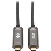 Tripp Lite by Eaton USB 3.2 Gen 2 Fiber Active Optical Cable, M/M, 15 m (49 ft.) - U420F-15M-D321