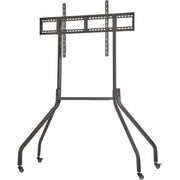 Tripp Lite by Eaton Rolling TV Cart for 55" to 85" Displays, Wide Legs, Locking Casters