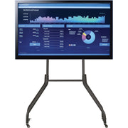 Tripp Lite by Eaton Rolling TV Cart for 55" to 85" Displays, Wide Legs, Locking Casters - DMCS5585WL