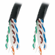 Tripp Lite by Eaton Cat6a 10G Solid Core UTP Bulk Ethernet Cable, CMR Rated, Black, 1000 ft. (305 m) - N223-01K-BK