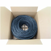 Tripp Lite by Eaton Cat6a 10G Solid Core UTP Bulk Ethernet Cable, CMR Rated, Black, 1000 ft. (305 m) - N223-01K-BK