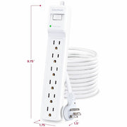 CyberPower B625 Essential 6 - Outlet Surge Protector with 1500 J Surge Suppression - B625