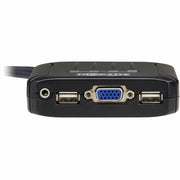 Tripp Lite by Eaton 4-Port VGA KVM Switch with Built-In VGA, USB and 3.5 mm Audio Cables - B032-VUA4