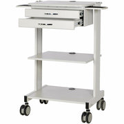 Tripp Lite by Eaton Mobile Workstation with 2x Adjustable Shelves, 2x Metal Drawers, Locking Caster - WWSS2DWSTAA