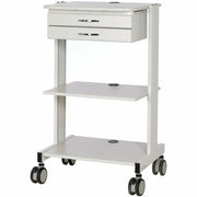 Tripp Lite by Eaton Mobile Workstation with 2x Adjustable Shelves, 2x Metal Drawers, Locking Caster - WWSS2DWSTAA