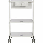 Tripp Lite by Eaton Mobile Workstation with 2x Adjustable Shelves, 2x Metal Drawers, Locking Caster - WWSS2DWSTAA