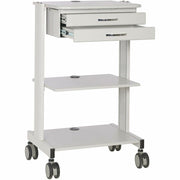 Tripp Lite by Eaton Mobile Workstation with 2x Adjustable Shelves, 2x Metal Drawers, Locking Caster - WWSS2DWSTAA