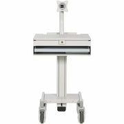 Tripp Lite by Eaton Mobile Workstation with Monitor Arm, Casters, Locking Drawer, TAA - WWSS1DWSTAA