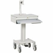 Tripp Lite by Eaton Mobile Workstation with Monitor Arm, Casters, Locking Drawer, TAA - WWSS1DWSTAA