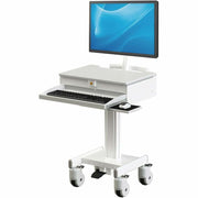 Tripp Lite by Eaton Mobile Workstation with Monitor Arm, Casters, Locking Drawer, TAA - WWSS1DWSTAA