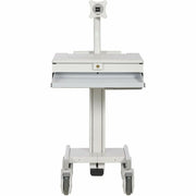 Tripp Lite by Eaton Mobile Workstation with Monitor Arm, Casters, Locking Drawer, TAA - WWSS1DWSTAA