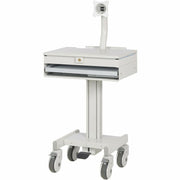 Tripp Lite by Eaton Mobile Workstation with Monitor Arm, Casters, Locking Drawer, TAA - WWSS1DWSTAA