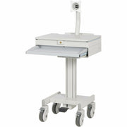 Tripp Lite by Eaton Mobile Workstation with Monitor Arm, Casters, Locking Drawer, TAA - WWSS1DWSTAA