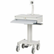 Tripp Lite by Eaton Mobile Workstation with Monitor Arm, Casters, Locking Drawer, TAA - WWSS1DWSTAA