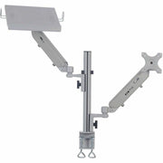 Tripp Lite by Eaton DDR1732NBMTAA Clamp Mount for Notebook, Monitor, Flat Panel Display, HDTV - Silver - TAA Compliant - DDR1732NBMTAA
