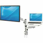 Tripp Lite by Eaton DDR1732NBMTAA Clamp Mount for Notebook, Monitor, Flat Panel Display, HDTV - Silver - TAA Compliant - DDR1732NBMTAA