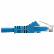 Tripp Lite series Cat6 Gigabit Snagless Molded UTP Ethernet Cable (RJ45 M/M), PoE, LSZH, Blue, 0.5 - N201L-0P5M-BL