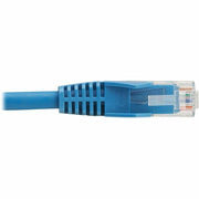 Tripp Lite by Eaton Cat6 Gigabit Snagless Molded UTP Ethernet Cable (RJ45 M/M), PoE, LSZH, Blue,1.5m - N201L-1P5M-BL