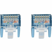 Tripp Lite series Cat6 Gigabit Snagless Molded UTP Ethernet Cable (RJ45 M/M), PoE, LSZH, Blue, 2 m - N201L-02M-BL
