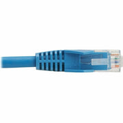 Tripp Lite series Cat6 Gigabit Snagless Molded UTP Ethernet Cable (RJ45 M/M), PoE, LSZH, Blue, 2 m - N201L-02M-BL