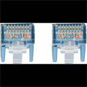 Tripp Lite by Eaton Cat6 Gigabit Snagless Molded UTP Ethernet Cable (RJ45 M/M), PoE, LSZH, Blue,2.5m - N201L-2P5M-BL