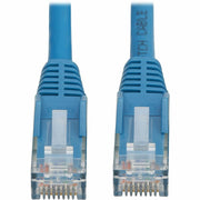 Tripp Lite series Cat6 Gigabit Snagless Molded UTP Ethernet Cable (RJ45 M/M), PoE, LSZH, Blue, 3 m - N201L-03M-BL