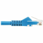 Tripp Lite series Cat6 Gigabit Snagless Molded UTP Ethernet Cable (RJ45 M/M), PoE, LSZH, Blue, 4 m - N201L-04M-BL