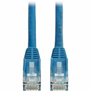 Tripp Lite series Cat6 Gigabit Snagless Molded UTP Ethernet Cable (RJ45 M/M), PoE, LSZH,Blue,15m