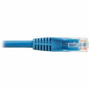 Tripp Lite series Cat6 Gigabit Snagless Molded UTP Ethernet Cable (RJ45 M/M), PoE, LSZH,Blue,15m - N201L-15M-BL