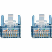 Tripp Lite series Cat6 Gigabit Snagless Molded UTP Ethernet Cable (RJ45 M/M),PoE,LSZH,Blue,10m - N201L-10M-BL