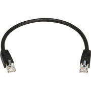 Tripp Lite series Cat8 40G Snagless SSTP Ethernet Cable (RJ45 M/M), PoE, Black, 1 ft. (0.3 m)