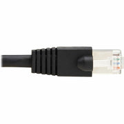 Tripp Lite series Cat8 40G Snagless SSTP Ethernet Cable (RJ45 M/M), PoE, Black, 1 ft. (0.3 m) - N272-F01-BK